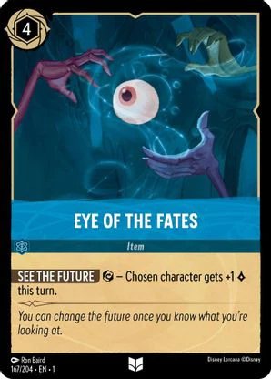 Lorcana - Eye of the Fates - 167/204 - Uncommon - The First Chapter - Top CollectiblesCollectible CardsLorcana
