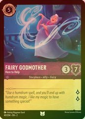 Lorcana - Fairy Godmother (Here to Help) - 40/204 - Uncommon (Foil) - Rise of the Floodborn - Top CollectiblesCollectible CardsLorcana