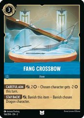 Lorcana - Fang Crossbow - 166/204 - Uncommon - Rise of the Floodborn - Top CollectiblesCollectible CardsLorcana