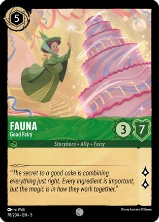 Lorcana - Fauna (Good Fairy) - 78/204 - Common - Shimmering Skies - Top CollectiblesCollectible CardsLorcana