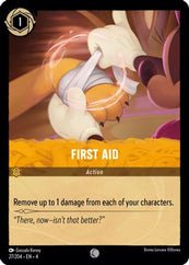 Lorcana - First Aid - 27/204 - Common - Ursula's Return - Top CollectiblesCollectible CardsLorcana