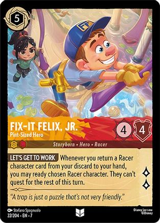 Lorcana - Fix - It Felix, Jr. (Pint - Sized Hero) - 22/204 - Uncommon - Archazia's Island - Top CollectiblesCollectible CardsLorcana