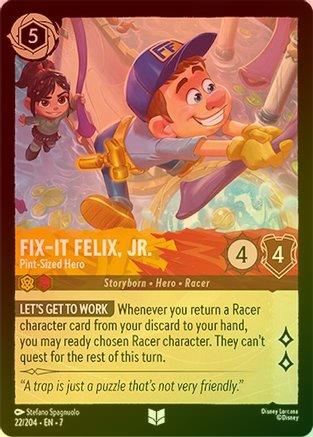 Lorcana - Fix - It Felix, Jr. (Pint - Sized Hero) - 22/204 - Uncommon (Foil) - Archazia&