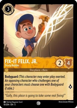 Lorcana - Fix - It Felix, Jr. (Trusty Builder) - 10/204 - Common - Shimmering Skies - Top CollectiblesCollectible CardsLorcana