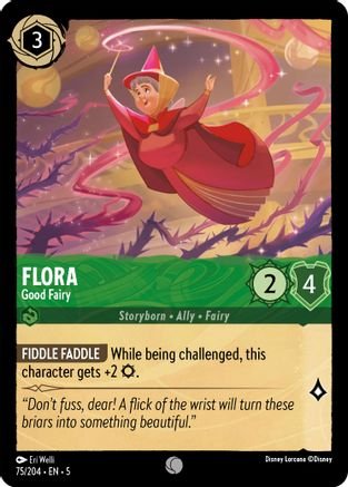 Lorcana - Flora (Good Fairy) - 75/204 - Common - Shimmering Skies - Top CollectiblesCollectible CardsLorcana