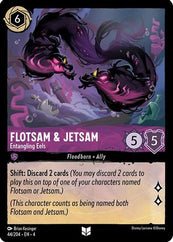 Lorcana - Flotsam & Jetsam (Entangling Eels) - 44/204 - Uncommon - Ursula's Return - Top CollectiblesCollectible CardsLorcana