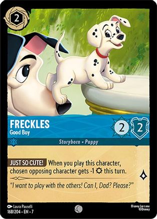 Lorcana - Freckles (Good Boy) - 168/204 - Common - Archazia's Island - Top CollectiblesCollectible CardsLorcana