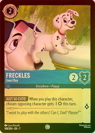Lorcana - Freckles (Good Boy) - 168/204 - Common (Foil) - Archazia's Island - Top CollectiblesCollectible CardsLorcana