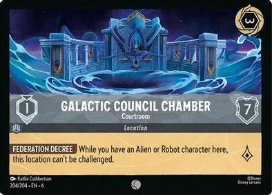 Lorcana - Galactic Council Chamber - 204/204 - Common - Azurite Sea - Top CollectiblesCollectible CardsLorcana