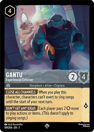 Lorcana - Gantu (Experienced Enforcer) - 199/204 - Super Rare - Archazia's Island - Top CollectiblesCollectible CardsLorcana
