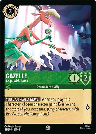 Lorcana - Gazelle (Angel with Horns) - 88/204 - Common - Azurite Sea - Top CollectiblesCollectible CardsLorcana
