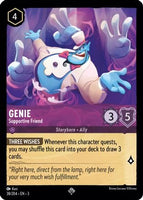 Lorcana - Genie (Supportive Friend) - 38/204 - Super Rare - Into the Inklands - Top CollectiblesCollectible CardsLorcana