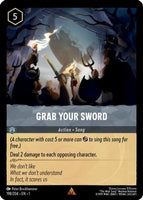 Lorcana - Grab Your Sword - 198/204 - Rare - The First Chapter - Top CollectiblesCollectible CardsLorcana