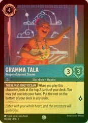 Lorcana - Gramma Tala (Keeper of Ancient Stories) - 142/204 - Common (Foil) - Into the Inklands - Top CollectiblesCollectible CardsLorcana