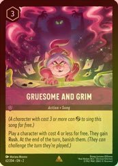 Lorcana - Gruesome and Grim - 62/204 - Rare (Foil) - Rise of the Floodborn - Top CollectiblesCollectible CardsLorcana