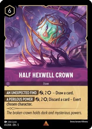 Lorcana - Half Hexwell Crown - 65/204 - Rare - Shimmering Skies - Top CollectiblesCollectible CardsLorcana