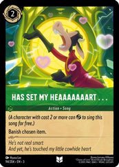 Lorcana - Has Set My Heaaaaaaart . . . - 94/204 - Uncommon - Into the Inklands - Top CollectiblesCollectible CardsLorcana