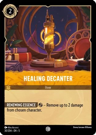 Lorcana - Healing Decanter - 30/204 - Common - Shimmering Skies - Top CollectiblesCollectible CardsLorcana