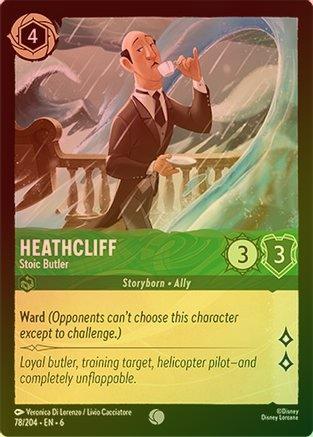 Lorcana - Heathcliff (Stoic Butler) - 78/204 - Common (Foil) - Azurite Sea - Top CollectiblesCollectible CardsLorcana