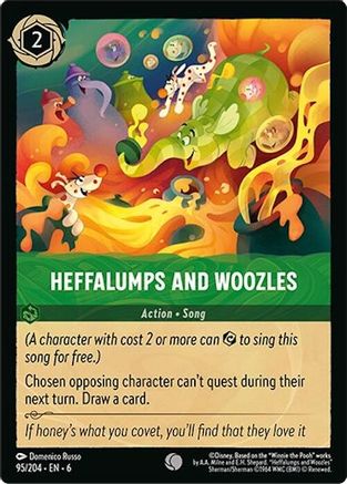 Lorcana - Heffalumps and Woozles - 95/204 - Common - Azurite Sea - Top CollectiblesCollectible CardsLorcana