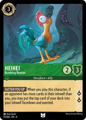 Lorcana - Heihei (Bumbling Rooster) - 75/204 - Uncommon - Ursula's Return - Top CollectiblesCollectible CardsLorcana