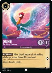 Lorcana - HeiHei (Persistent Presence) - 43/204 - Uncommon - Rise of the Floodborn - Top CollectiblesCollectible CardsLorcana