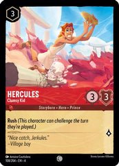 Lorcana - Hercules (Clumsy Kid) - 108/204 - Common - Ursula's Return - Top CollectiblesCollectible CardsLorcana