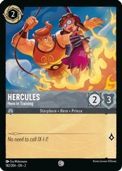 Lorcana - Hercules (Hero in Training) - 182/204 - Common - Rise of the Floodborn - Top CollectiblesCollectible CardsLorcana