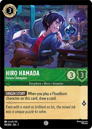 Lorcana - Hiro Hamada (Future Champion) - 90/204 - Common - Archazia&