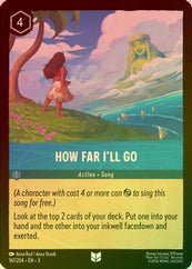 Lorcana - How Far I'll Go - 161/204 - Uncommon (Foil) - Into the Inklands - Top CollectiblesCollectible CardsLorcana