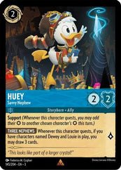 Lorcana - Huey (Savvy Nephew) - 145/204 - Rare - Into the Inklands - Top CollectiblesCollectible CardsLorcana