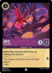 Lorcana - Iago (Pretty Polly) - 40/204 - Common - Into the Inklands - Top CollectiblesCollectible CardsLorcana