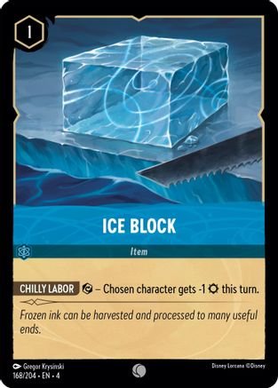 Lorcana - Ice Block - 168/204 - Common - Ursula&