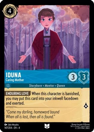 Lorcana - Iduna (Caring Mother) - 147/204 - Uncommon - Ursula&