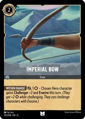 Lorcana - Imperial Bow - 201/204 - Uncommon - Ursula's Return - Top CollectiblesCollectible CardsLorcana