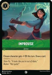 Lorcana - Improvise - 99/204 - Common - Rise of the Floodborn - Top CollectiblesCollectible CardsLorcana