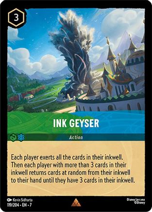 Lorcana - Ink Geyser - 119/204 - Rare - Archazia's Island - Top CollectiblesCollectible CardsLorcana