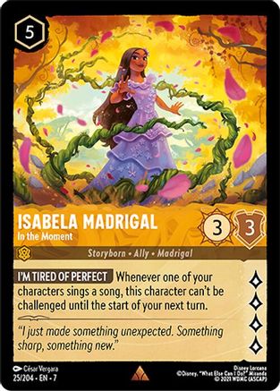 Lorcana - Isabela Madrigal (In the Moment) - 25/204 - Rare - Archazia&