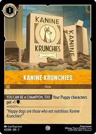 Lorcana - Kanine Krunchies - 43/204 - Common - Archazia&