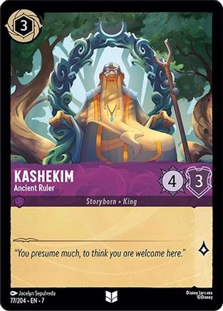 Lorcana - Kashekim (Ancient Ruler) - 77/204 - Uncommon - Archazia&