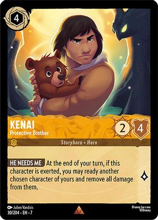 Lorcana - Kenai (Protective Brother) - 30/204 - Rare - Archazia's Island - Top CollectiblesCollectible CardsLorcana