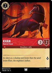 Lorcana - Khan (Beloved Steed) - 110/204 - Uncommon - Ursula's Return - Top CollectiblesCollectible CardsLorcana