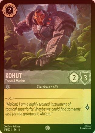 Lorcana - Kohut (Trusted Marine) - 178/204 - Common (Foil) - Azurite Sea - Top CollectiblesCollectible CardsLorcana