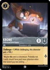 Lorcana - Kronk (Unlicensed Investigator) - 178/204 - Common - Shimmering Skies - Top CollectiblesCollectible CardsLorcana