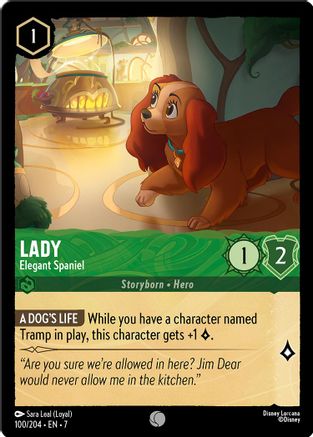 Lorcana - Lady (Elegant Spaniel) - 100/204 - Common - Archazia&