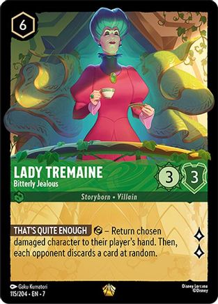 Lorcana - Lady Tremaine (Bitterly Jealous) - 115/204 - Legendary - Archazia&