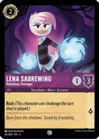 Lorcana - Lena Sabrewing (Rebellious Teenager) - 43/204 - Common - Into the Inklands - Top CollectiblesCollectible CardsLorcana