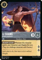 Lorcana - Li Shang (Archery Instructor) - 187/204 - Uncommon - Rise of the Floodborn - Top CollectiblesCollectible CardsLorcana