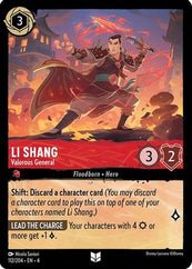 Lorcana - Li Shang (Valorous General) - 112/204 - Uncommon - Ursula's Return - Top CollectiblesCollectible CardsLorcana