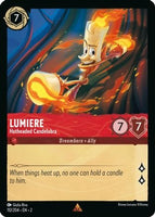 Lorcana - Lumiere (Hotheaded Candelabra) - 112/204 - Rare - Rise of the Floodborn - Top CollectiblesCollectible CardsLorcana